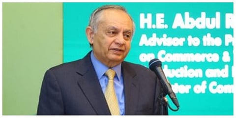 Abdul Razak Dawood, adviser to Pakistan Prime Minister Imran Khan. (Photo: Twitter/@razak_dawood)