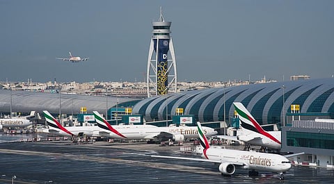 An Emirates jetliner comes in for landing at the Dubai International Airport in Dubai, United Arab Emirates on Dec. 11, 2019. (Photo | AP)