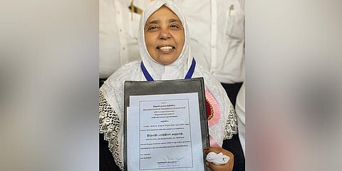 AS Fathima Muzaffer led numerous anti-CAA protests in Chennai. (Photo | Special Arrangement)