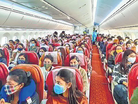 The first Indian evacuation flight after the war broke out arrived in Mumbai on Saturday evening from Romania. ( File Photo)