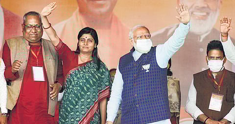 Union minister and OBC leader Anupriya Patel’s Apna Dal (S) is contesting 17 seats