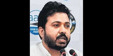AAP senior leader Durgesh Pathak (Photo | EPS)
