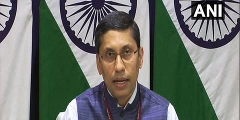 MEA spokesperson Arindam Bagchi (Photo | ANI)
