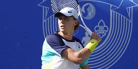 Emil Ruusuvuori beat defending champion Jiri Vesely in straight sets to enter Tata Open Maharashtra semis. (Photo | Tata Open Maharashtra Twitter)
