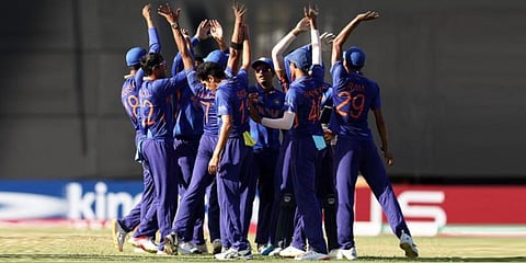 India will face England in the ICC U19 World Cup finals today. (Photo | Twitter BCCI)