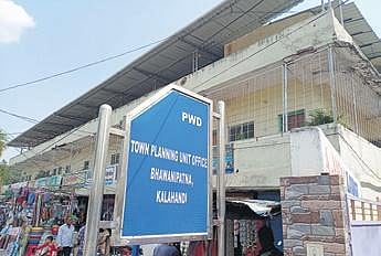 The town planning unit office. (Photo | Express)