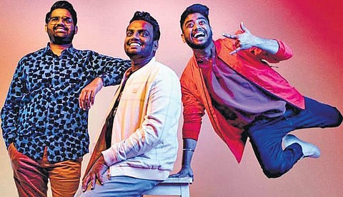 Anil Kumar Reddy, Sandeep Sharma and Sarang Bobade, the co-founders of Hyderabad-based NGO DonateKart