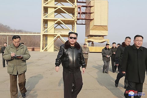 North Korean leader Kim Jong Un visits the Sohae Satellite Launching Ground (Photo | AP)