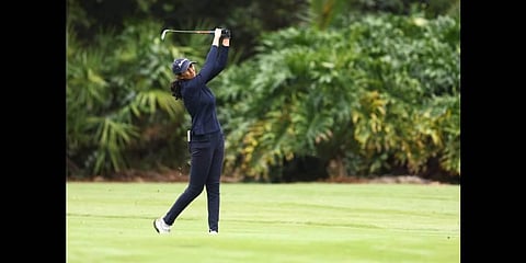 Indian golfer Aditi Ashok( Photo | Twitter)