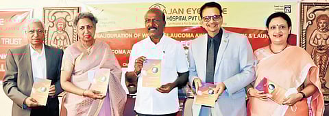 (L-R) Dr Lingam Gopal, Dr Lingam Vijaya, Ma Subramanian, Dr Mohan Rajan and Dr Sujatha Mohan at the event | Joseph arokia doss