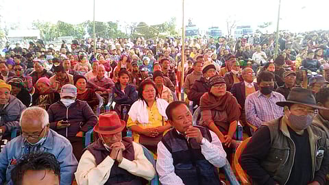 A KPA public meeting at Singnghat. (Photo | Twitter/@CThangsing)