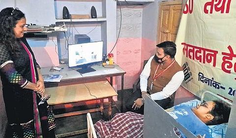 Astha’s life is confined to a special medical bed sent from US by a fellow Osteogenesis Imperfecta patient | EXPRESS