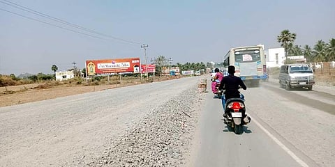 Omalur-Mecheri Road 4-laning work in Dharmapuri at brisk pace