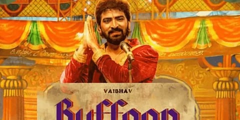 A still from Vaibhav-starrer 'Buffoon'.