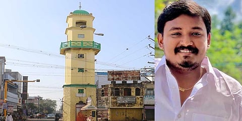 A view of the clock tower in Mayiladuthurai; Councillor of Ward 16 in Mayiladuthurai municipality S Sarvodayaan | Express