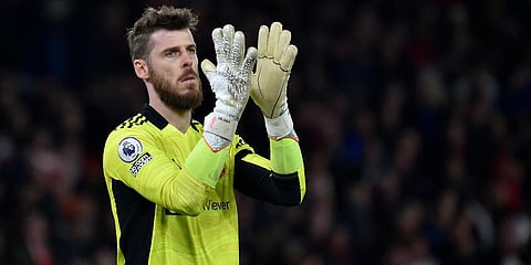 Manchester United goalkeeper David de Gea (Photo | AP)