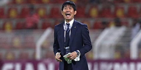 Japan coach Hajime Moriyasu (Photo | AFP)