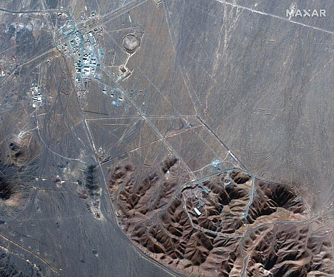 File satellite photo by Maxar Technologies shows Iran's Fordo nuclear site. (File Photo | AP)