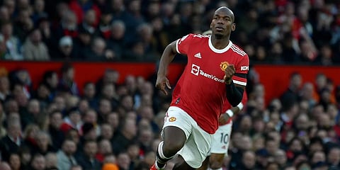 Manchester United midfielder Paul Pogba (Photo | AP)
