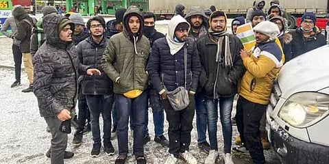 Indian students stuck in Ukraine. (Photo | PTI)