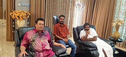 High Commissioner of Malaysia Dato Hidayat Abdul Hamid in Perambalur. ( Photo | EPS)