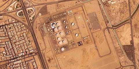 Damage is seen after an attack by Yemen's Houthi rebels targeting Saudi Aramco's North Jeddah Bulk Plant in Jeddah, Saudi Arabia. (Photo| AP)