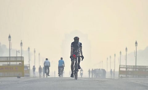 A view of Delhi's pollution