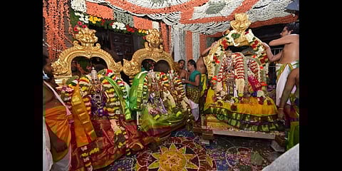 The 'Thirukalyanam' ritual (Photo | Express)