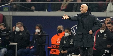 Ajax's head coach Erik ten Hag.(Photo | AP)