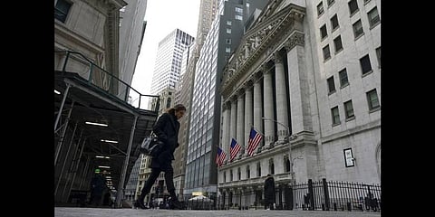 Wall street representational image(Photo | AP)