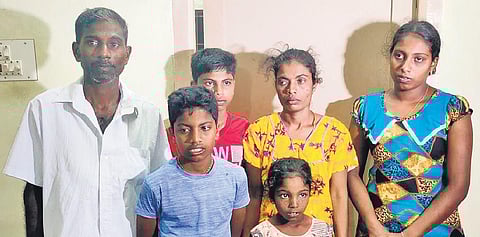 A group of Lankan Tamils who tried to enter India | Express