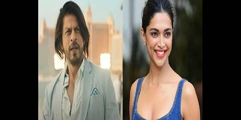 Bollywood superstars Shah Rukh Khan and Deepika Padukone