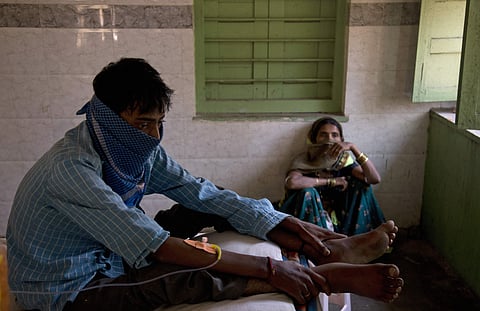 A tuberculosis patient rests on a bed at a TB hospital. (Photo | AP)