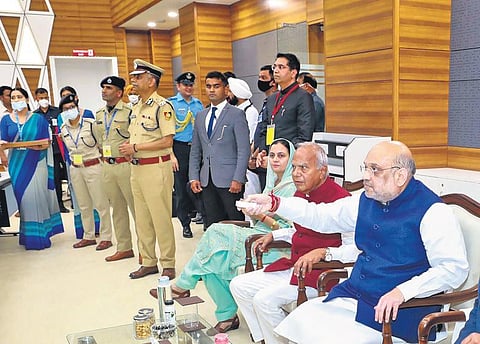 Shah in Chandigarh on Sunday | pti