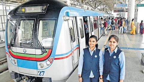 Sonali Dayal, Loco Pilot in Hyderabad Metro Rail (Photo |EPS)