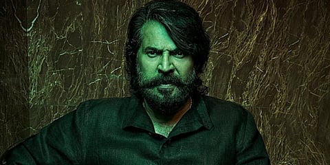 A still from Mammootty-starrer 'Bheeshma Parvam'.