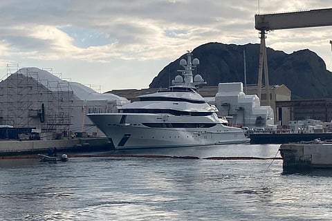French authorities seized the yacht linked to Igor Sechin, a Putin ally who runs the Russian oil giant Rosneft. ( Photo | AP)