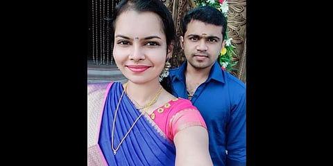 Gayathri and Praveen (Photo | Special Arrangement)