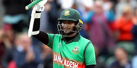 Bangladesh all-rounder Shakib Al Hasan (File photo| PTI)