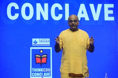 Self-care, love and acceptance are equally important for better mental health, said Gaur Gopal Das. (Photo | R Satish Babu, EPS)