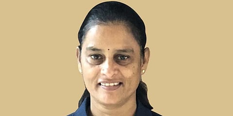 GS Lakshmi, first woman ever in the ICC international panel of match referees (Photo | ICC)