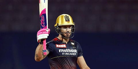Royal Challengers Bangalore skipper Faf du Plessis (Photo | PTI)