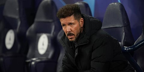 Atletico Madrid coach Diego Simeone (Photo | AP)