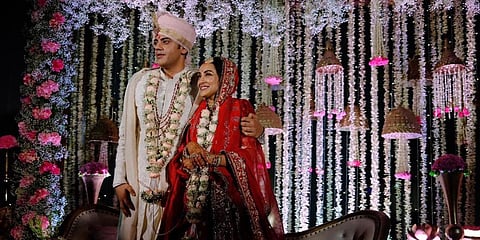 Cyrus Sahukar (L) with wife Vaishali Malahara. (Photo| Instagram)