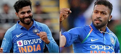 Ravindra Jadeja and Hardik Pandya . ( Photo | Twitter)