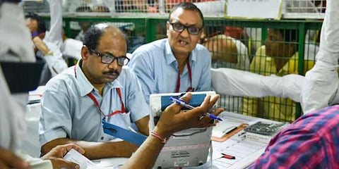 Counting of votes image for representational purpose only. (Photo | PTI)