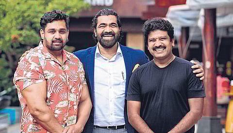 Dhruva sarja, Venkat Narayana Konanki and Prem. ( File Photo)