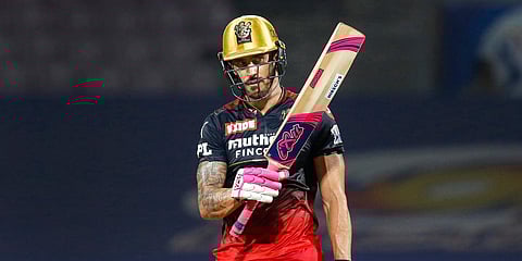 Royal Challengers Bangalore skipper Faf du Plessis . (Photo| PTI)