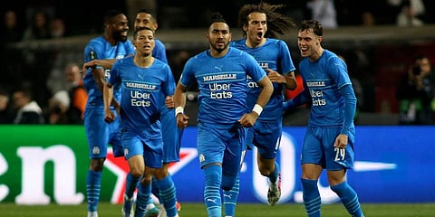 Marseille visit Feyenoord on April 28 in the first leg of their semi-final tie and then host the Dutch club in the return clash a week later. (Photo | AP)