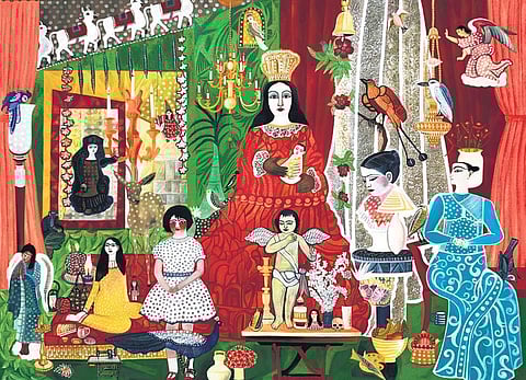 Courtesy: Sakshi-Gallery, Artworks to be showcased by different participating galleries at the IAF